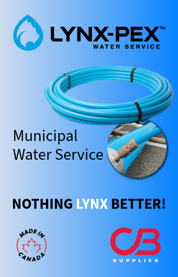 Ad: LYNX-PEX	 Water Service - Municipal Water Service - Nothing LYNX Better!